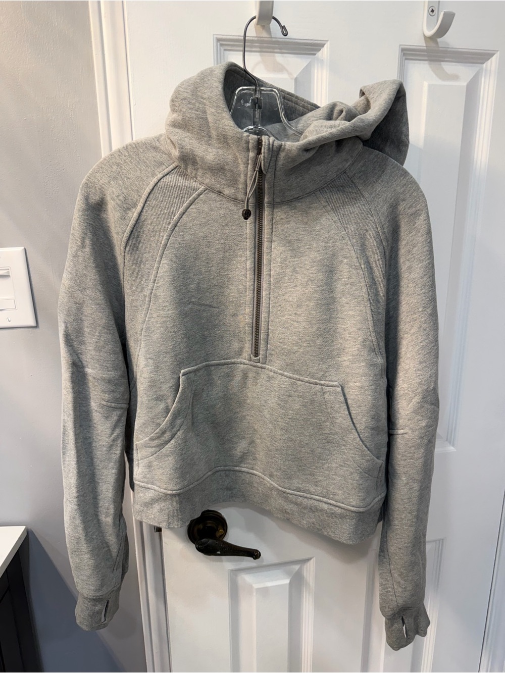 Lululemon Scuba Oversized Half-Zip Hoodie Gray M/L